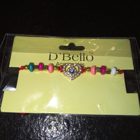 Bracelet heart D'Bello Accessories - โค๏ธ๐โค๏ธ๐๐ evil repellant red cord - Picture 5 of 5